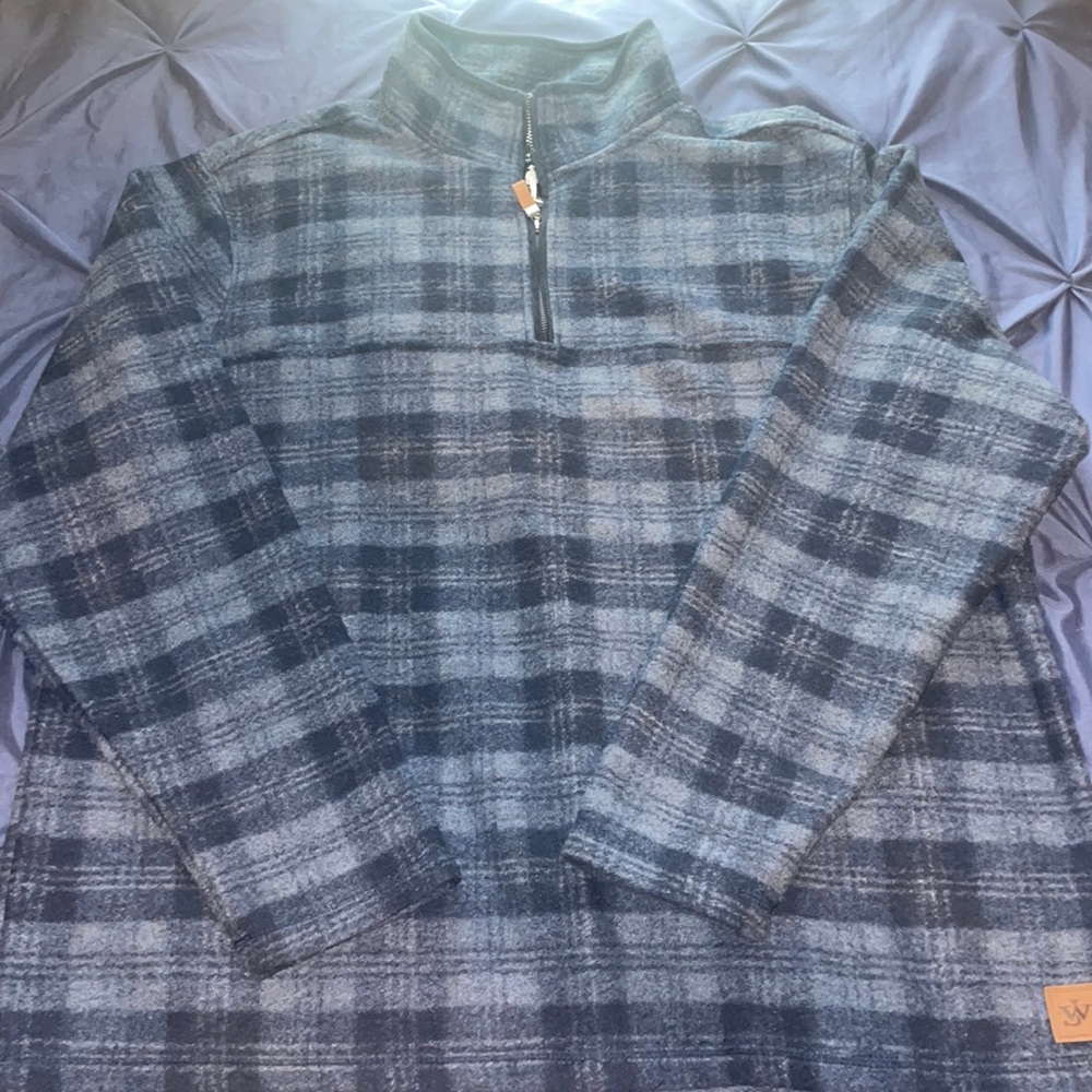 John Wayne brand flannel pullover